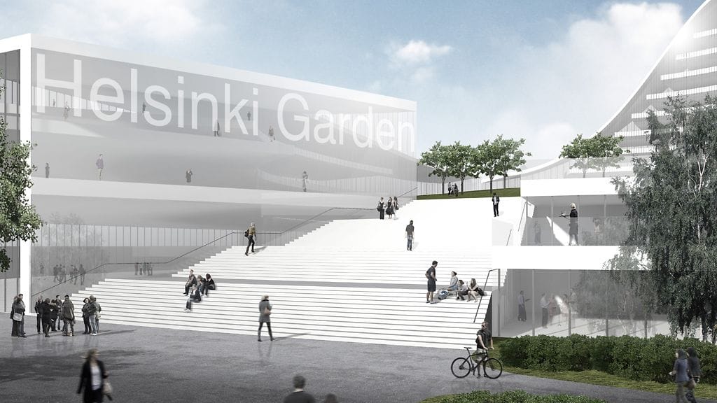 Havainnekuva Helsinki Gardenista.