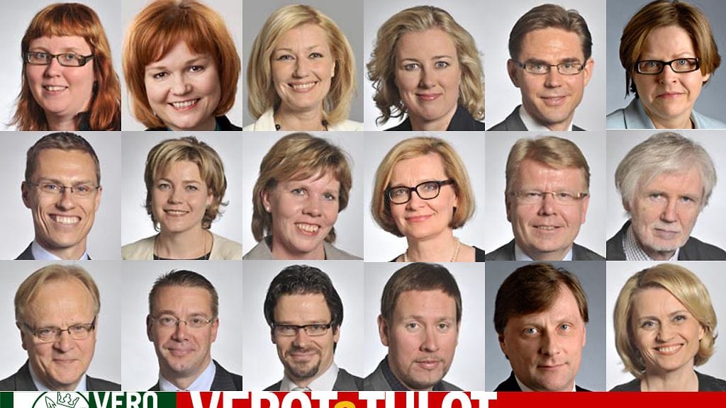 Ministereiden palkat 2010.