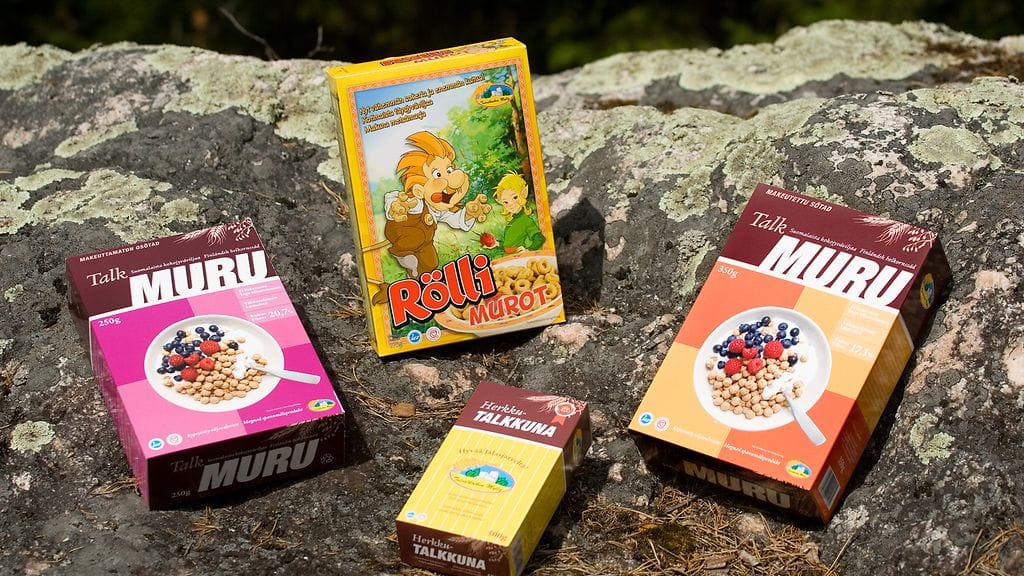 Talkkunasta tehdään nykyään myös muroja.