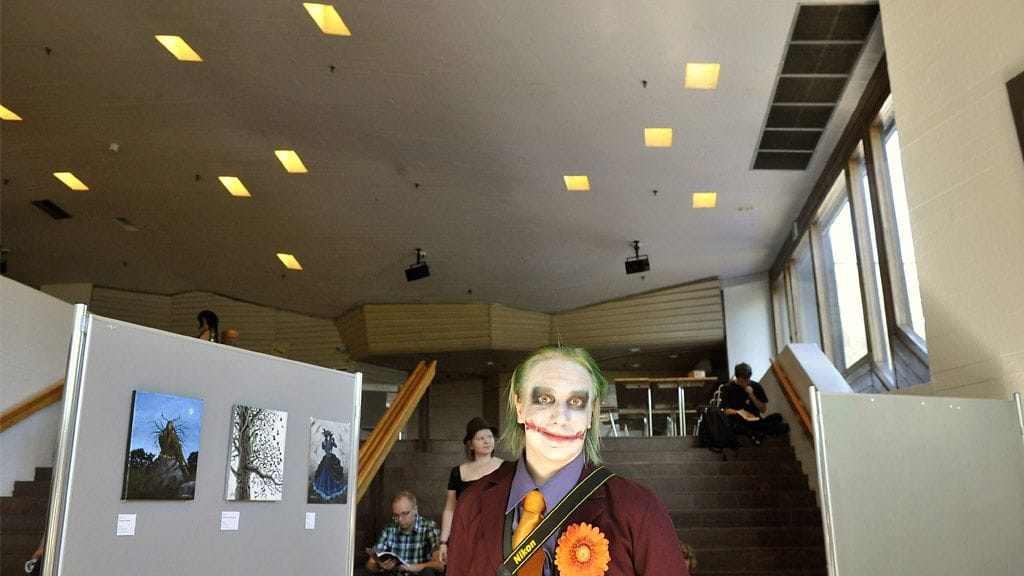 Erik Sjöberg Ropecon-roolipelitapahtumassa Espoossa 27. heinäkuuta 2012.