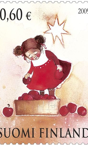 Joulupostimerkki 2009 Kuva: Itella Oyj