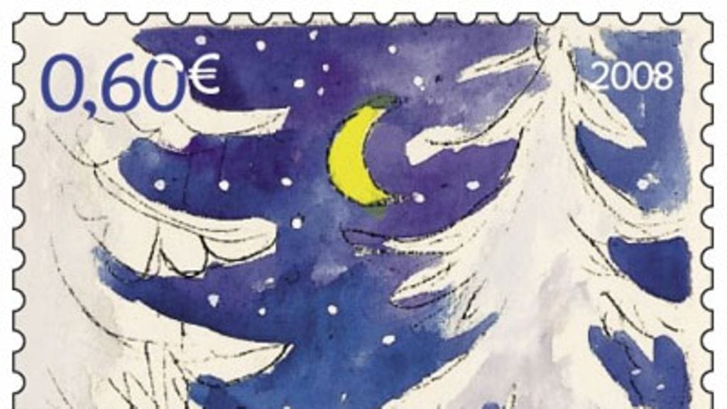 Postimerkki jouluna 2008