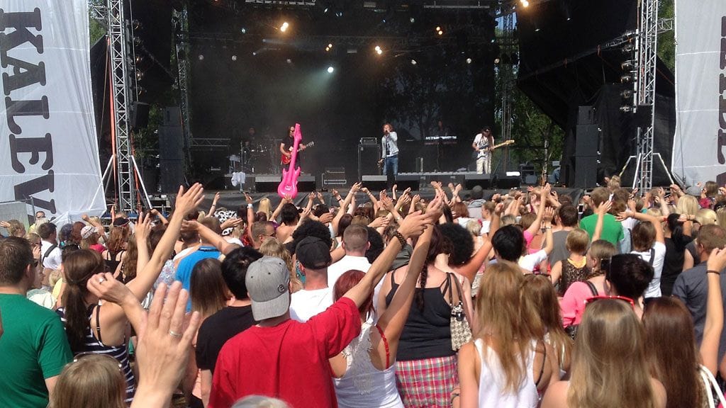 Qstock keräsi kahden päivän aikana 40 000 kävijää. Kuvituskuva.