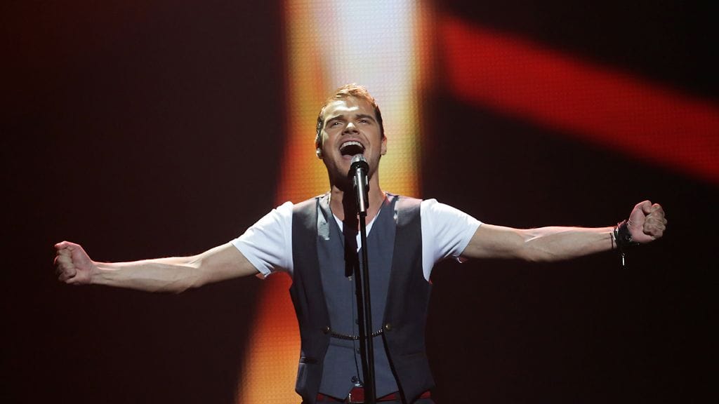 Viron edustaja vuoden 2012 euroviisuissa.