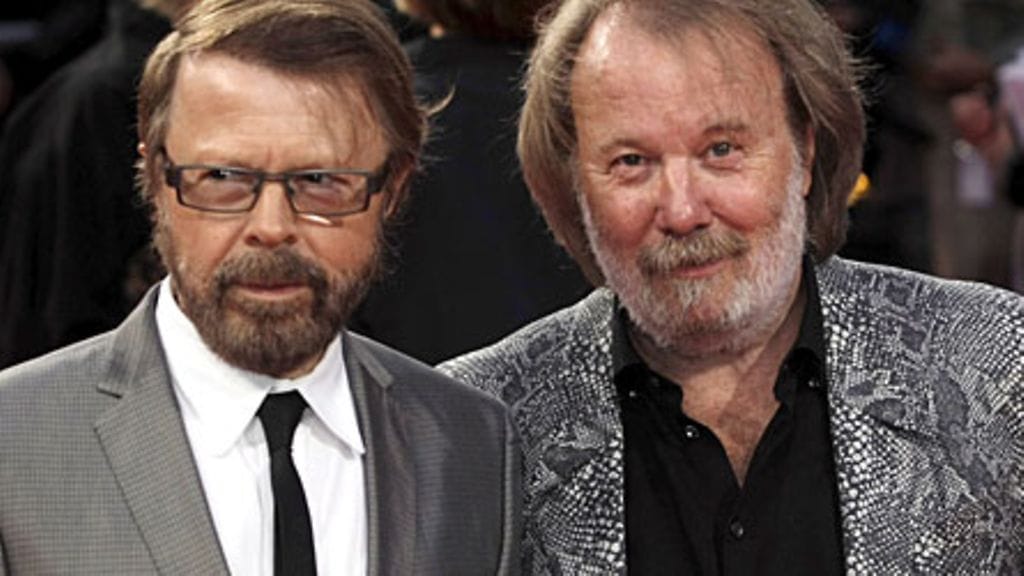 Bjorn Ulvaeus (vas.) ja Benny Andersson. Kuva: Epa