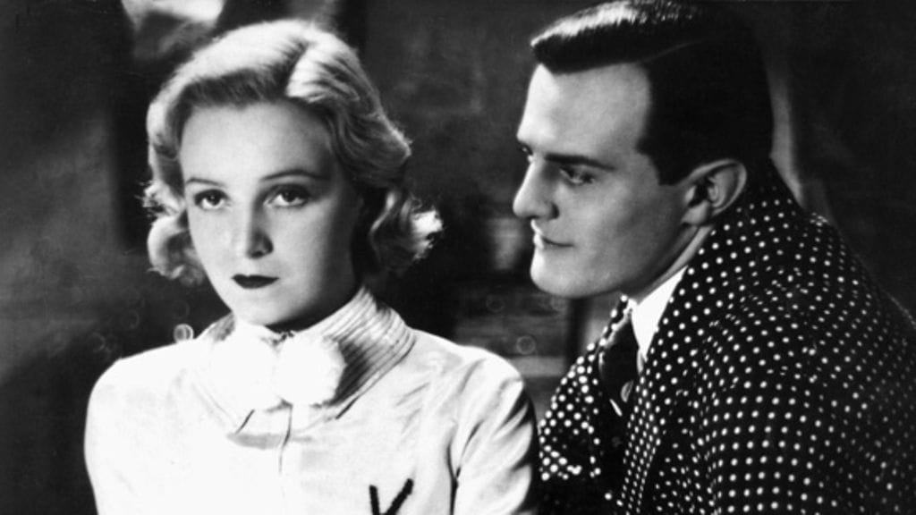 Valentin Vaalan ohjaama Suomi-filmin kotimainen elokuva Vaimoke vuodelta 1936. Kuvassa Tauno Palo ja Ansa Ikonen. Kuva: Lehtikuva