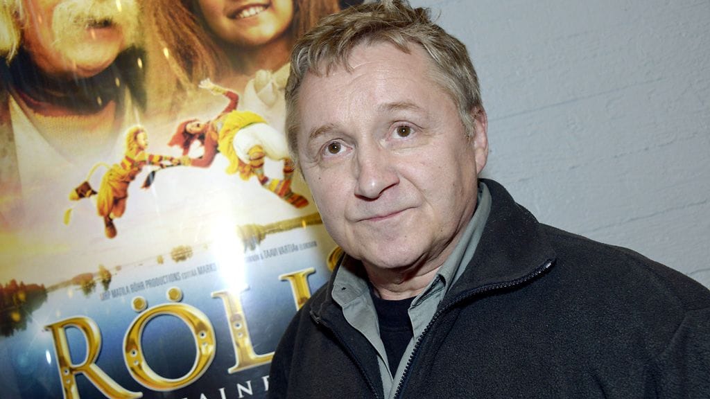 Näyttelijä Allu Tuppurainen Rölli ja kultainen avain elokuvan lehdistötilaisuudessa Helsingissä tiistaina 29. tammikuuta 2013.