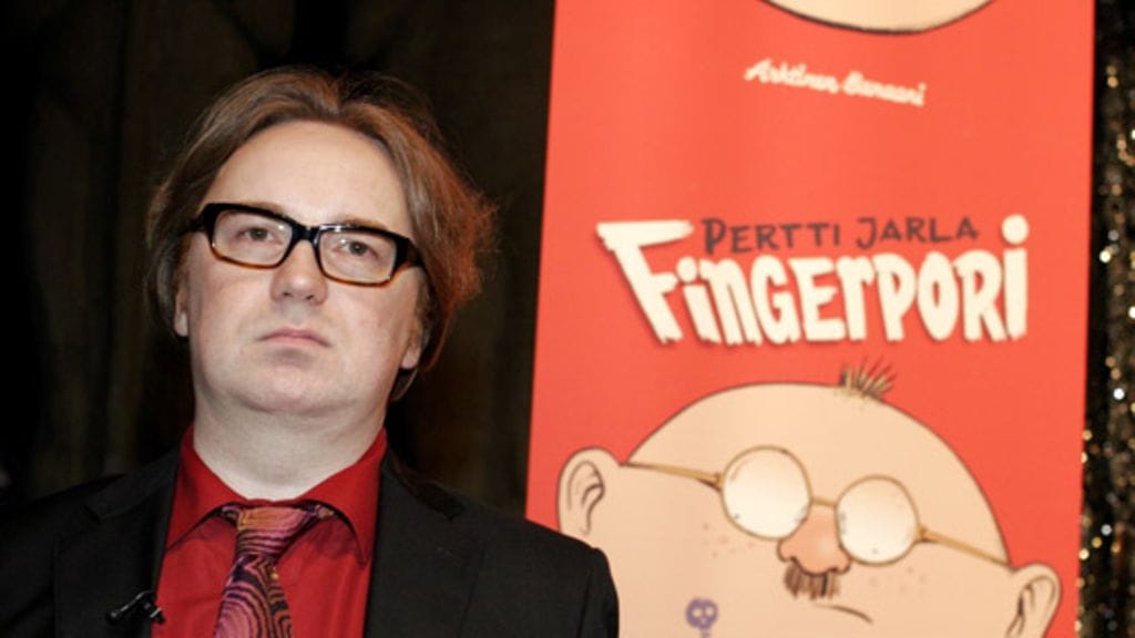 Fingerpori-sarjakuvan piirtäjä Pertti Jarla (Kuva: Lehtikuva)