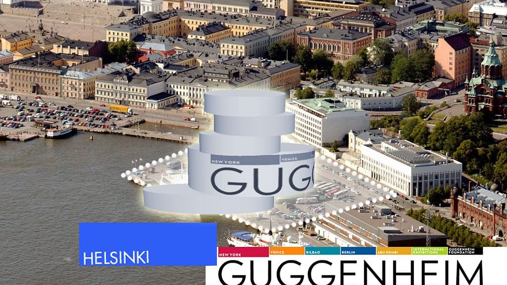 Guggenheim-museota on kaavailtu Katajanokalle.