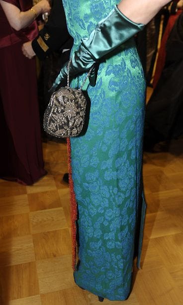 Lisa Sounio itsenäisyyspäivän vastaanotolla Presidentinlinnassa Helsingissä 6. joulukuuta 2012.