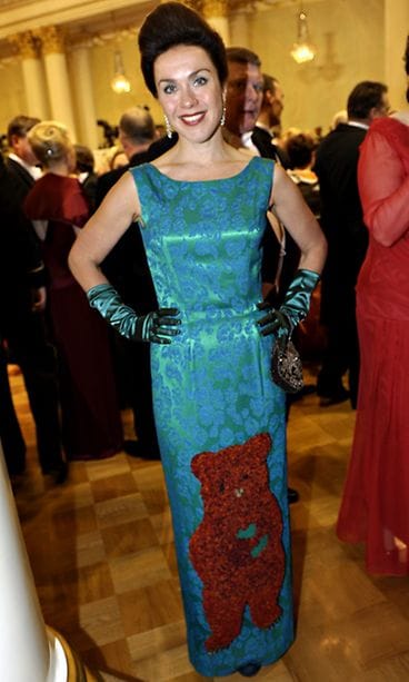 Lisa Sounio itsenäisyyspäivän vastaanotolla Presidentinlinnassa Helsingissä 6. joulukuuta 2012.