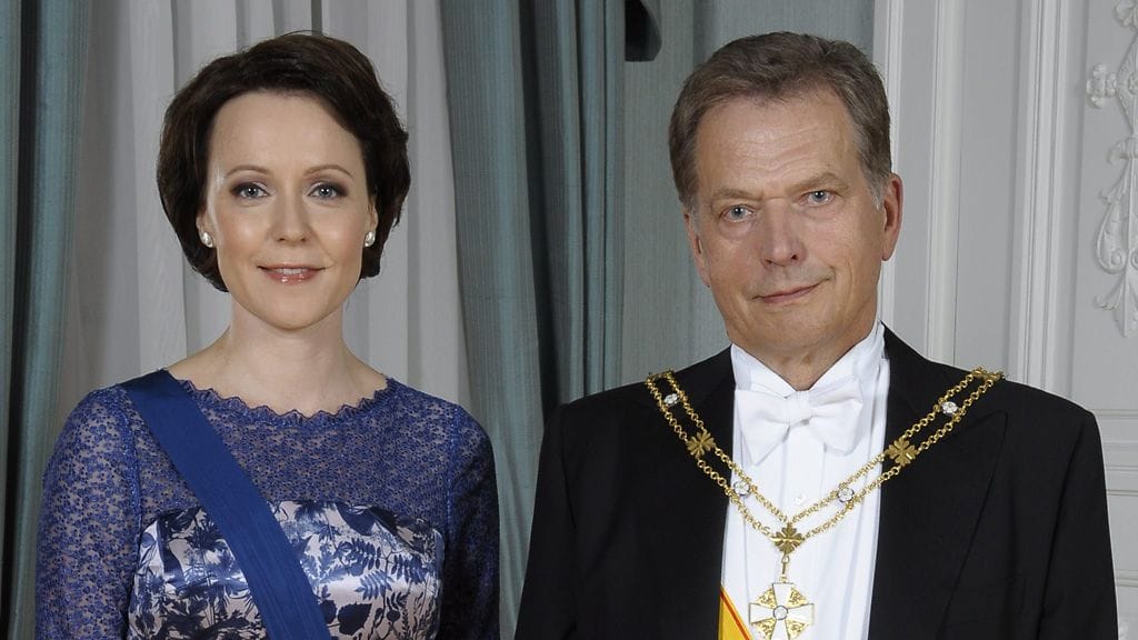 Tasavallan presidentti Sauli Niinistö ja rouva Jenni Haukio.