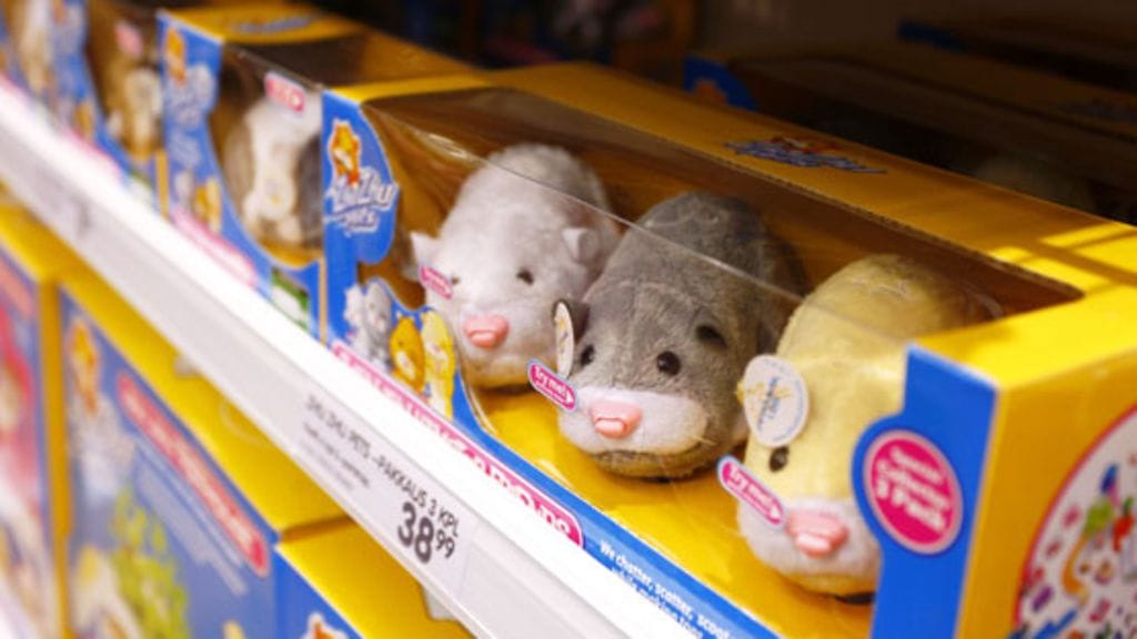 Zhu Zhu -hamsteri on joulun 2010 hittilahja. Kuva: Lehtikuva.