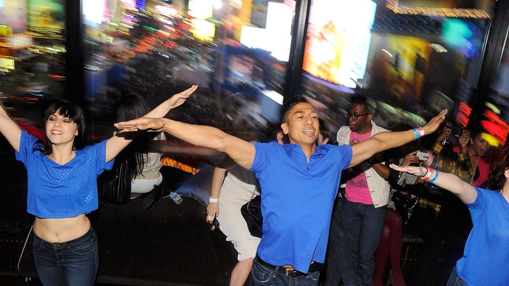 Nokia juhli näyttävästi Lumia-puhelimen julkistusta New Yorkissa.