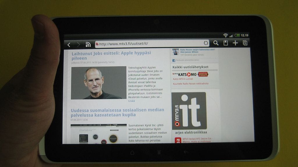 HTC Flyer -tablet-tietokone.