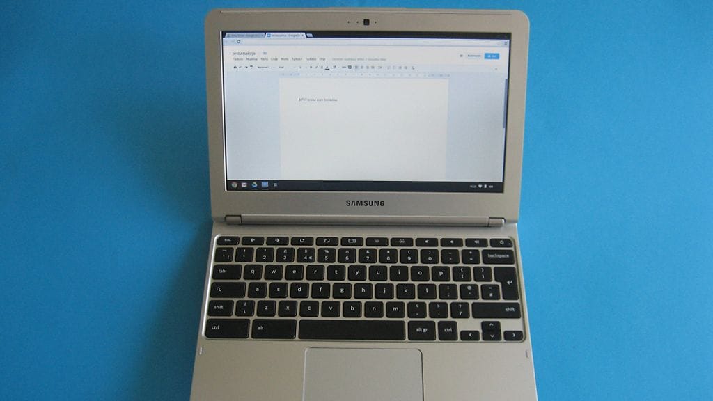 Samsungin valmistama Chromebook-läppäri (303c)