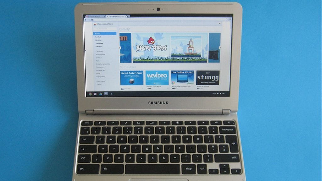 Samsungin valmistama Chromebook-läppäri (303c)