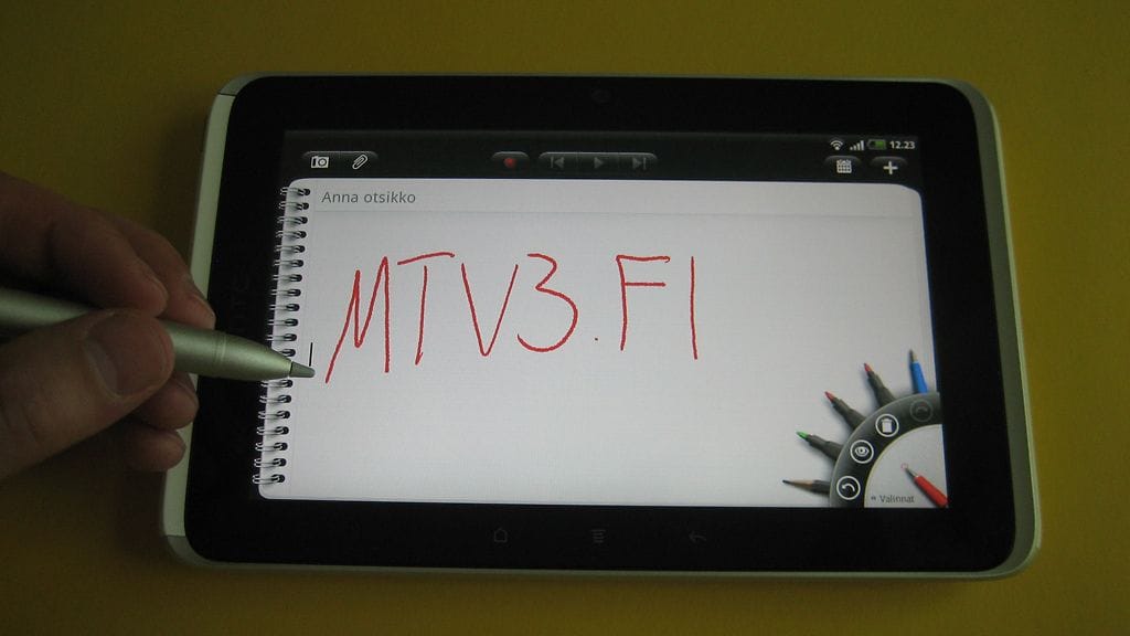 HTC Flyer -tablet-tietokone.