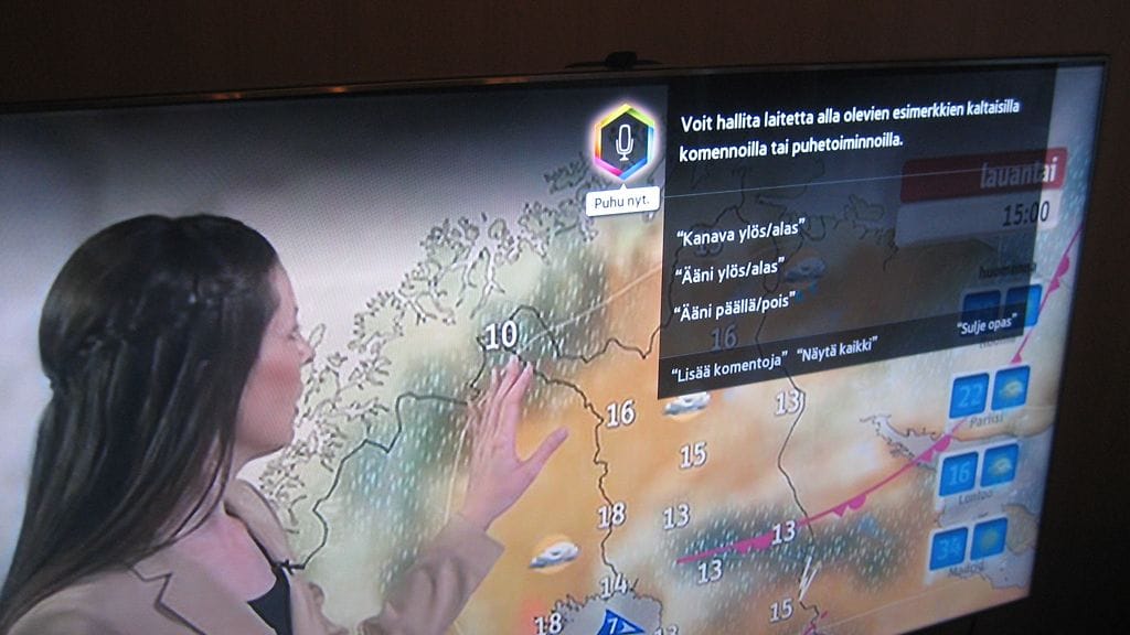 Samsung Smart TV -puhekomennot