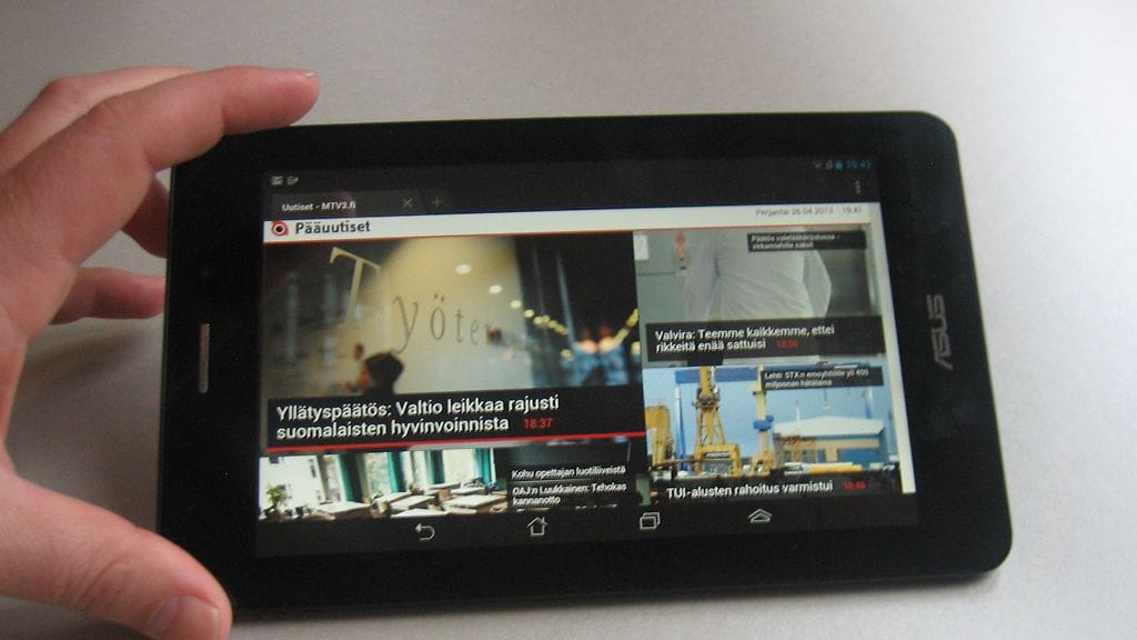 Asus Fonepad -Android-tabletti.