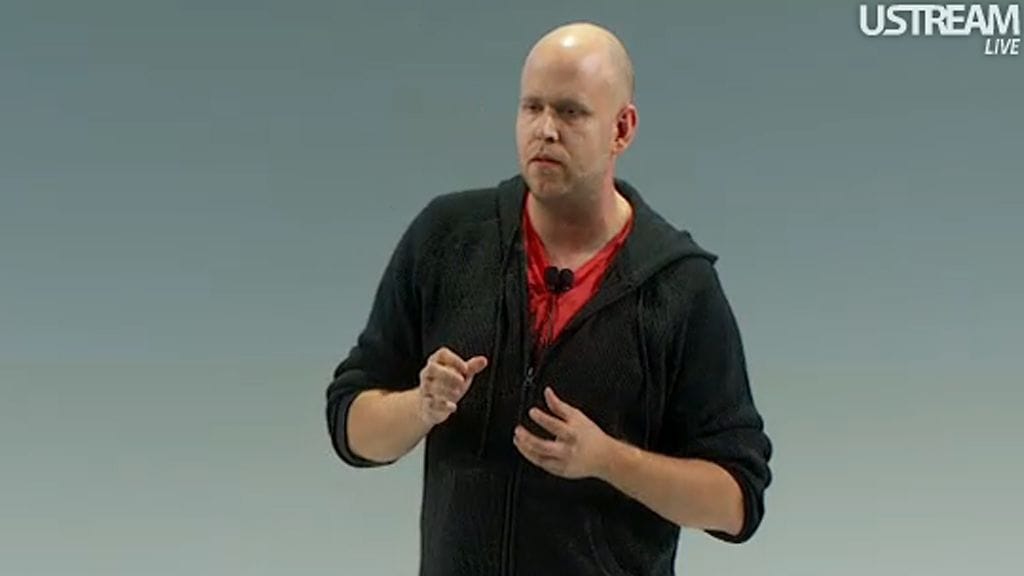 Spotifyn toimitusjohtaja Daniel Ek.