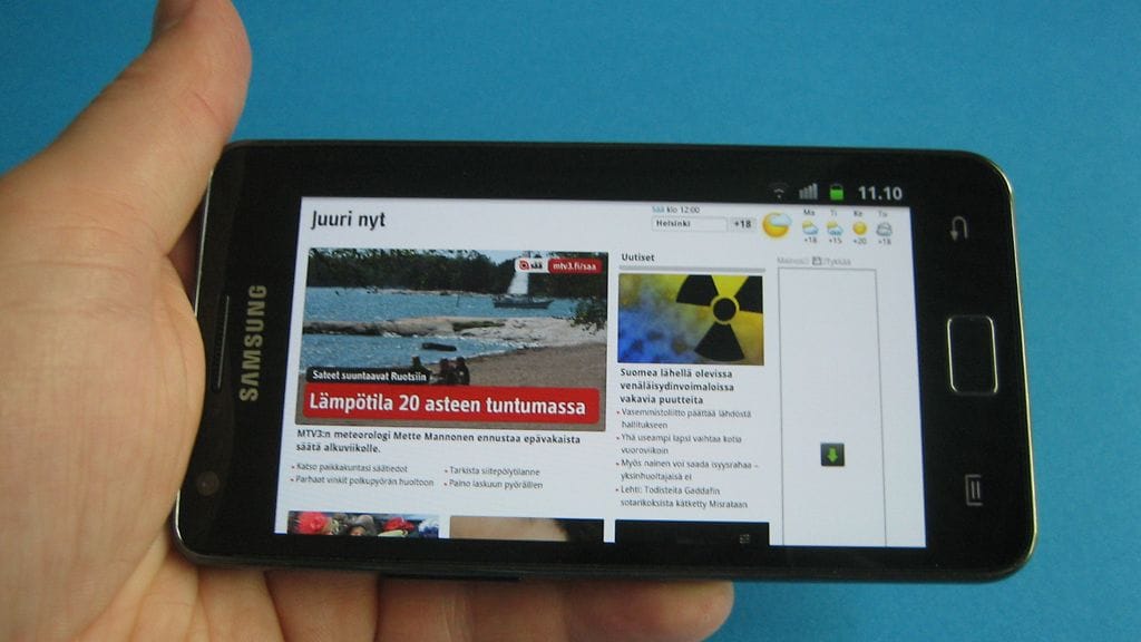 Samsung Galaxy S2, älypuhelin, Android