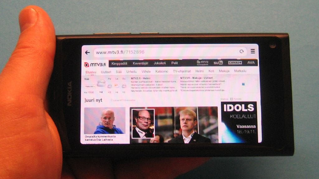 Nokia N9. Kuva: Jari Heikkilä