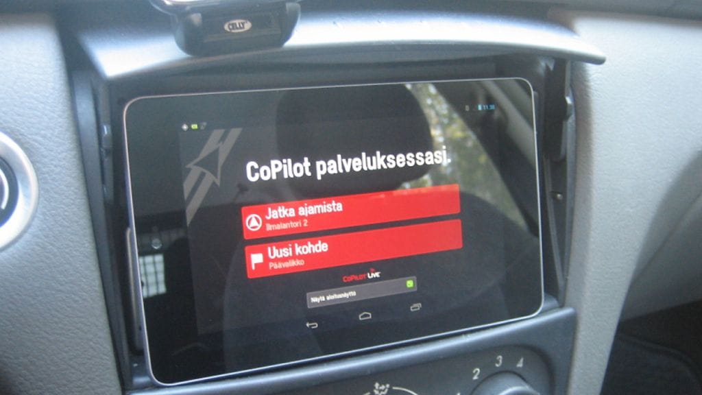 CoPilot Live -navigaattorisovellus.