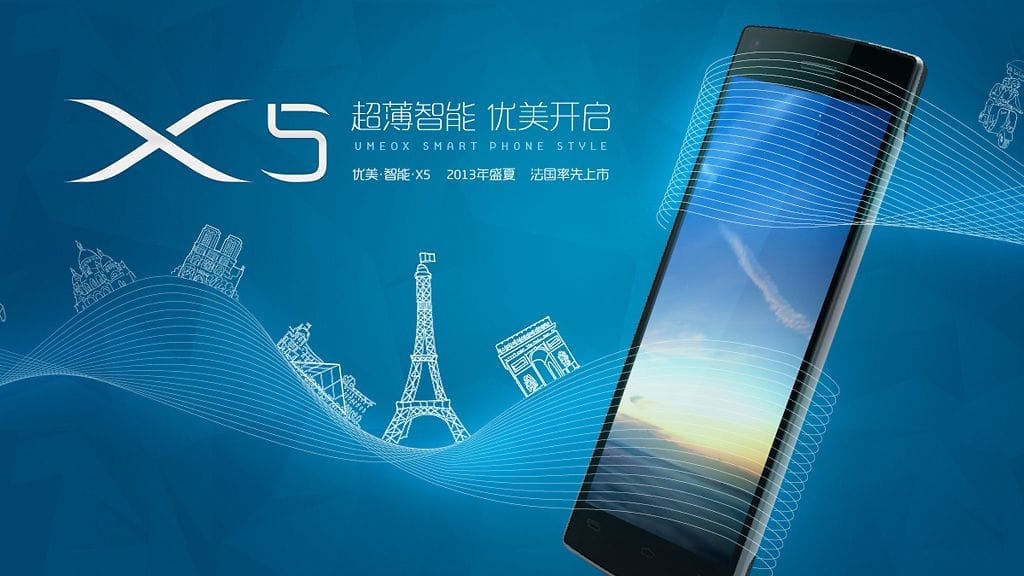 Umeox X5 -Androidpuhelin