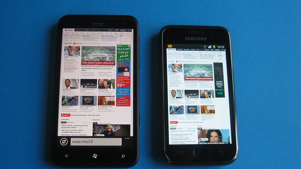 HTC Titan Windows Phone 7, Mango. Kuva: Jari Heikkilä