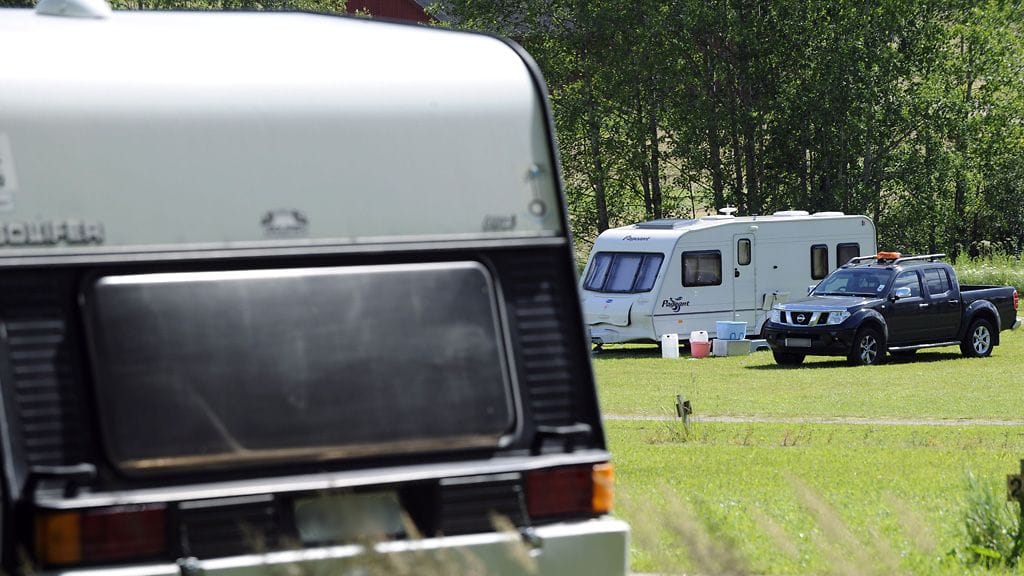 Asuntovaunuilijoiden riita johti väkivaltaan Raumalla. Kuvituskuva.