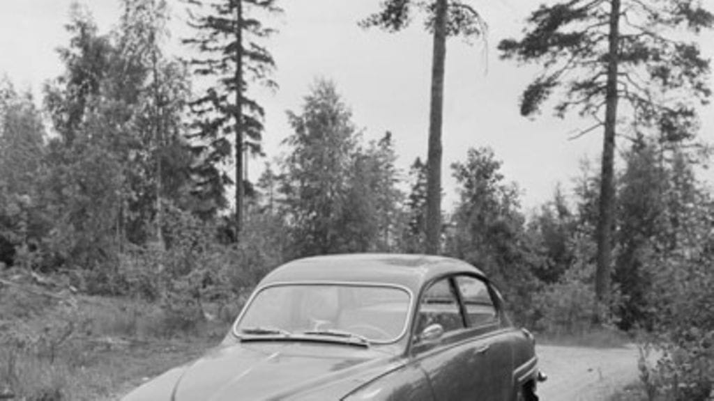 Saab 96 heinäkuussa 1965. Lehtikuva