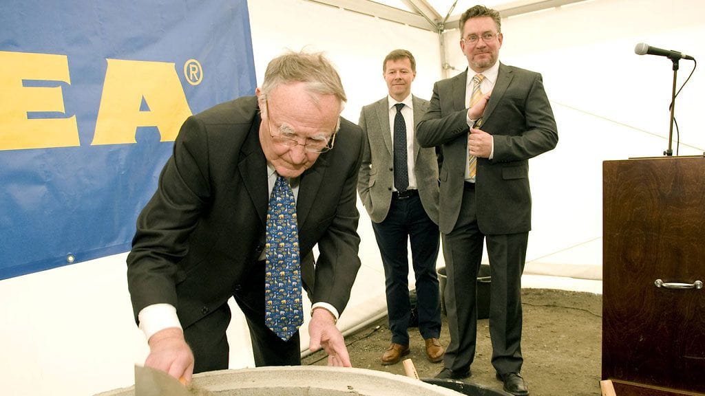 Ikea-konsernin perustaja Ingvar Kamprad 17.5.2011 Kuopiossa.