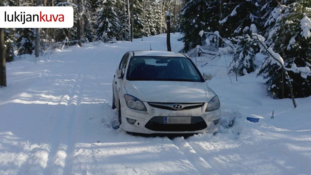 Oittaan latuauton kuljettajan mukaan ulosajon syynä oli liika luisto.