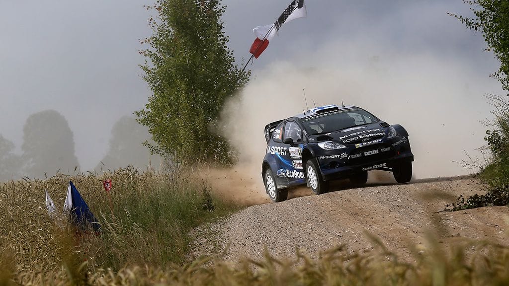 Mikko Hirvonen on kokonaiskilpailussa yhdeksäntenä.