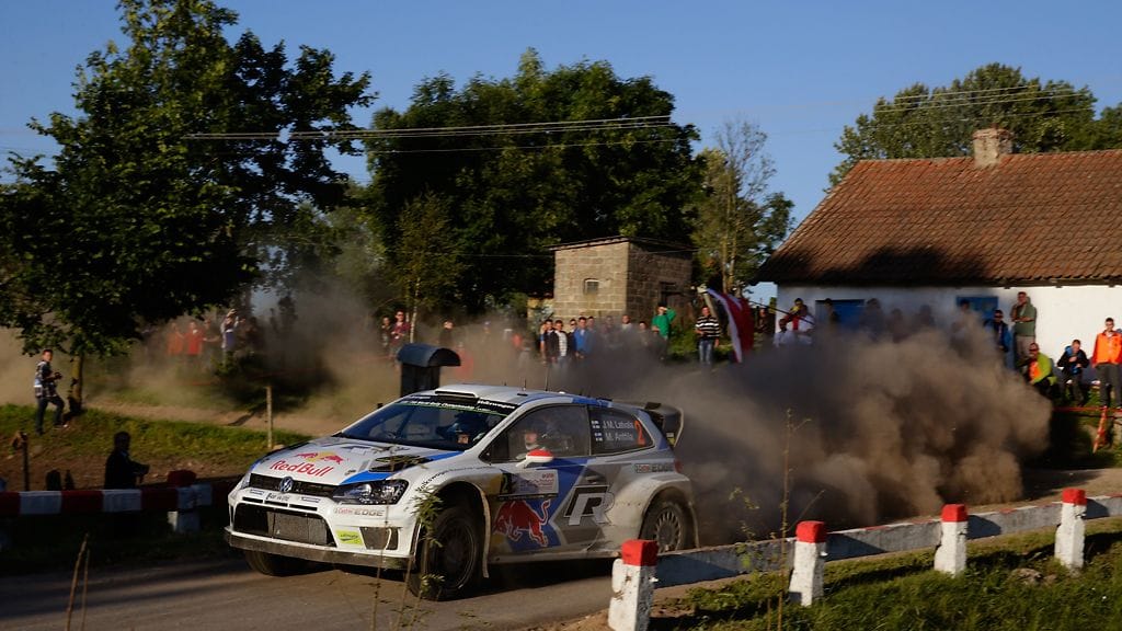 Jari-Matti Latvala on kilpailussa neljäntenä.