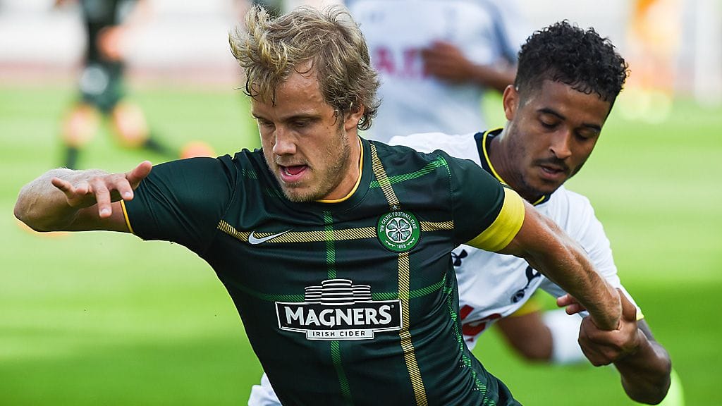 Teemu Pukki pelasi viime viikonloppuna Celticin paidassa Helsingissä.