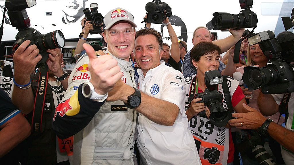 Jari-Matti Latvala ja Jost Capito.