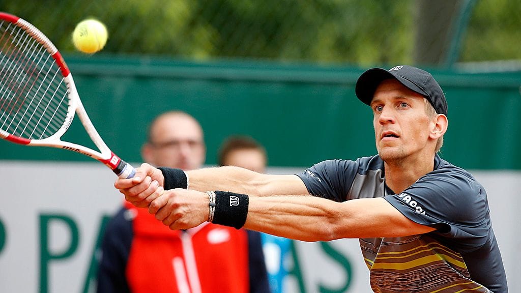 Jarkko Nieminen toisen kierroksen ottelussa Pariisissa.