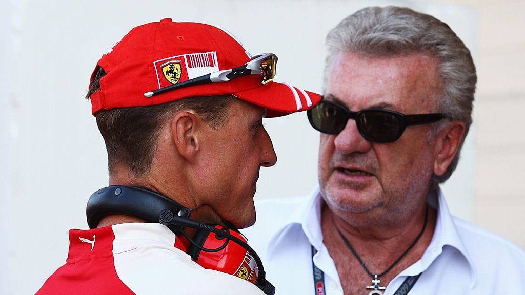 Michael Schumacher ja Willi Weber vuonna 2009.