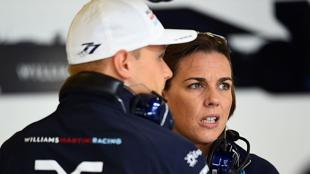 Valtteri Bottas ja Claire Williams