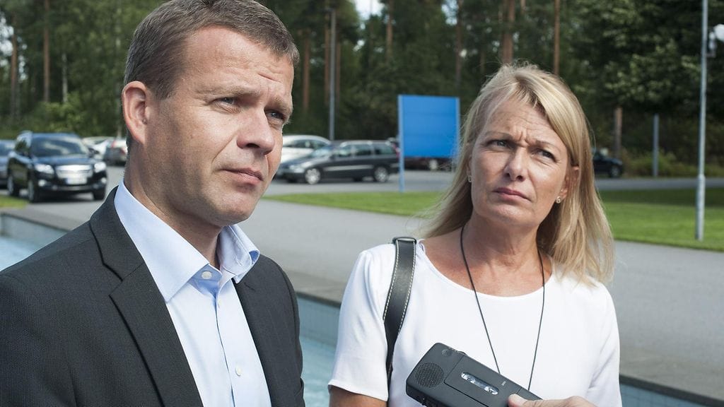 Petteri Orpo ja Lenita Toivakka kuvattuna kesällä 2014.