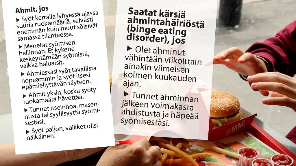 Lähde: Irti ahminnasta -kirja (Duodecim), kuva: Lehtikuva