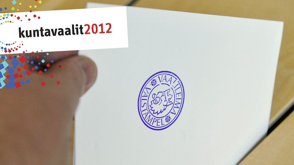 Vain puolet äänioikeutetuista vaivautui uurnille Vantaalla.