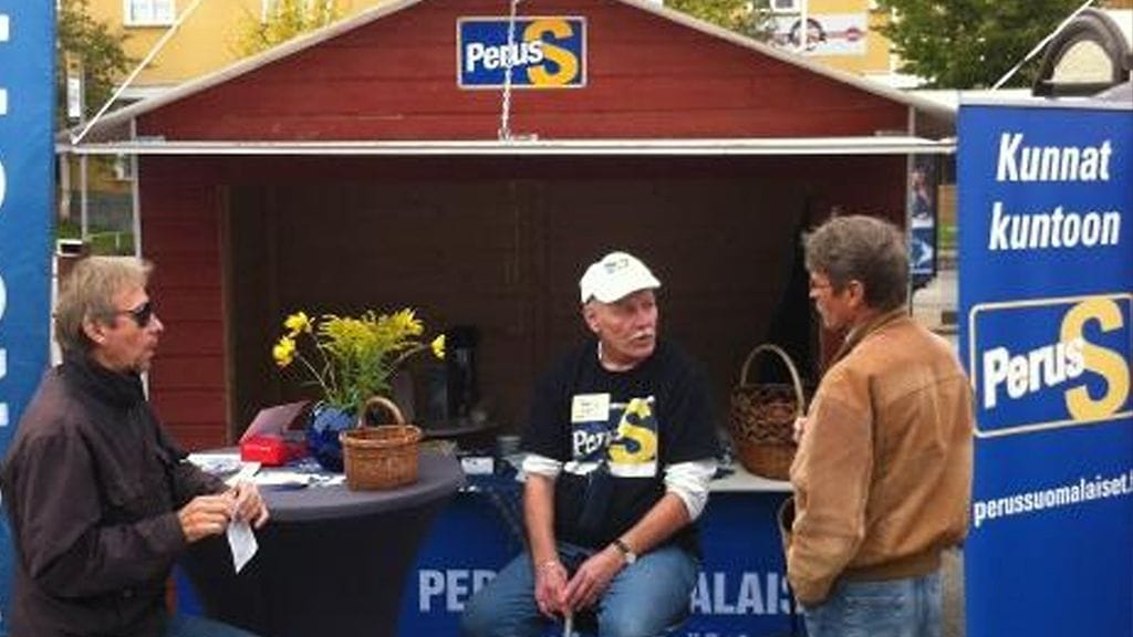 Perussuomalaisten syksyn 2012 kuntavaalikierros.