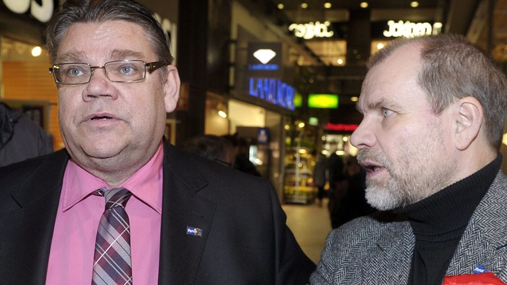 Timo Soini ja Jukka Jusula.