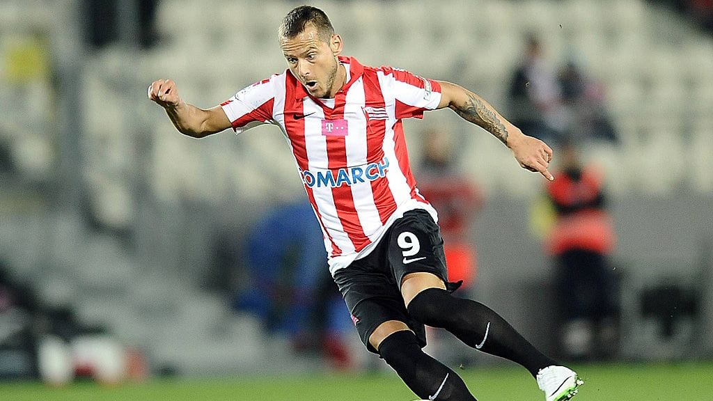 Edgar Bernhardt Cracovian paidassa maaliskuussa.