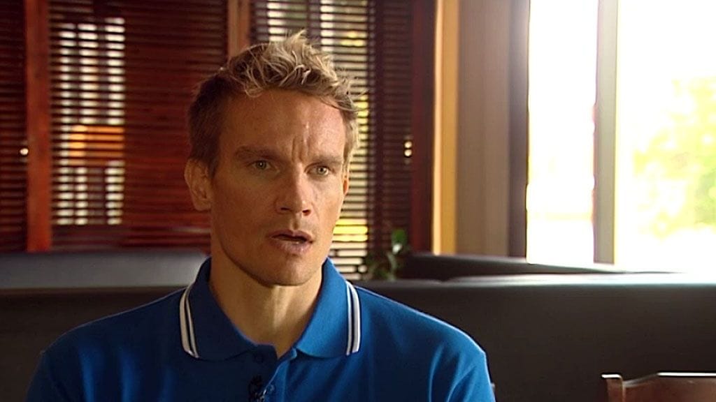 Lentopallomaajoukkueen päävalmentaja Tuomas Sammelvuo.