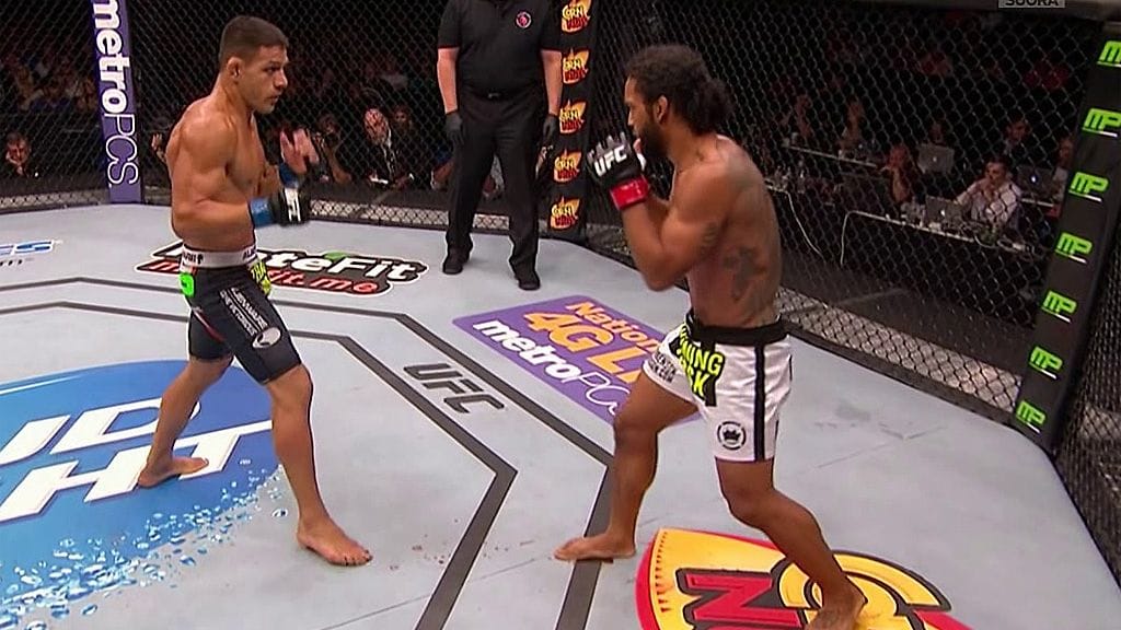 Rafael Dos Anjos ja Benson Henderson.