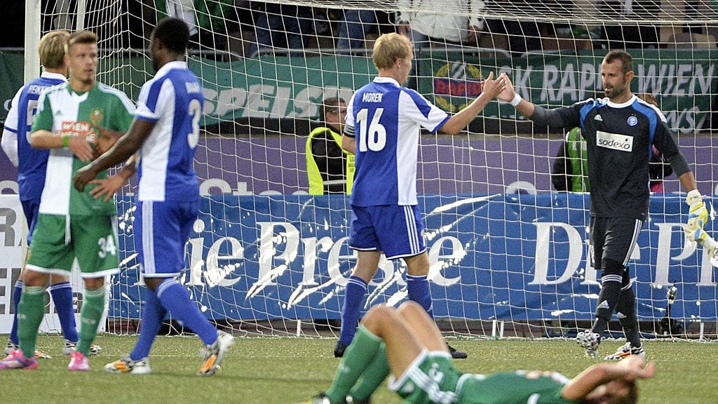 HJK on ottanut Rapid Wienistä 2-1-voiton.